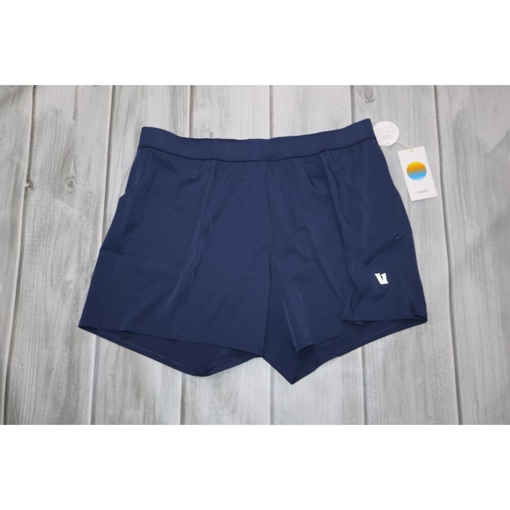 NEW VUORI Qualify Shorts Lined 5" Inseam Men's Size XL Blue Coast Performance